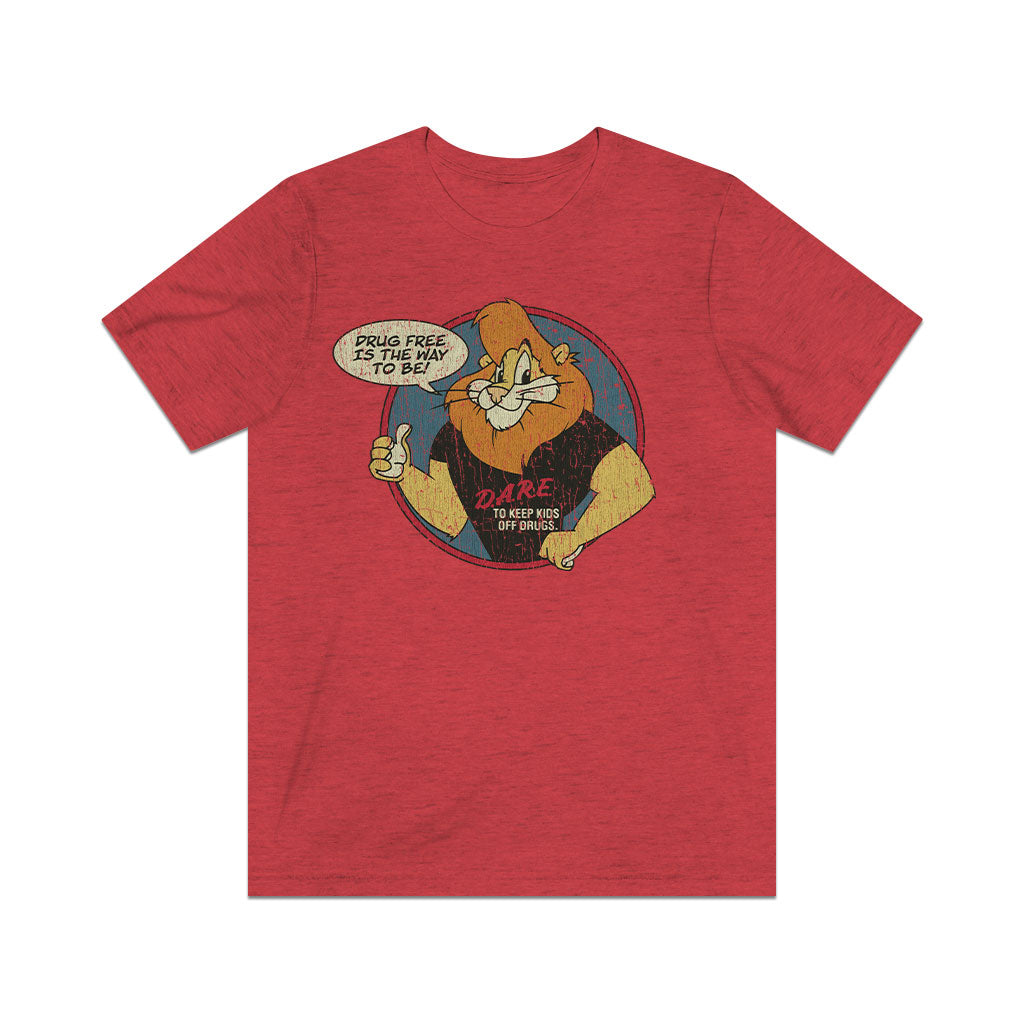 Drug Free is the Way to Be! 1983 Vintage Men's T-Shirt