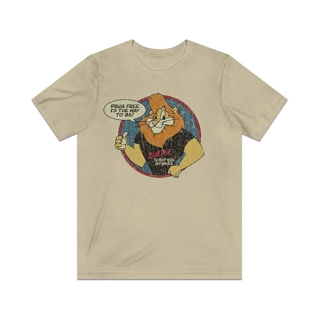 Drug Free is the Way to Be! 1983 Vintage Men's T-Shirt