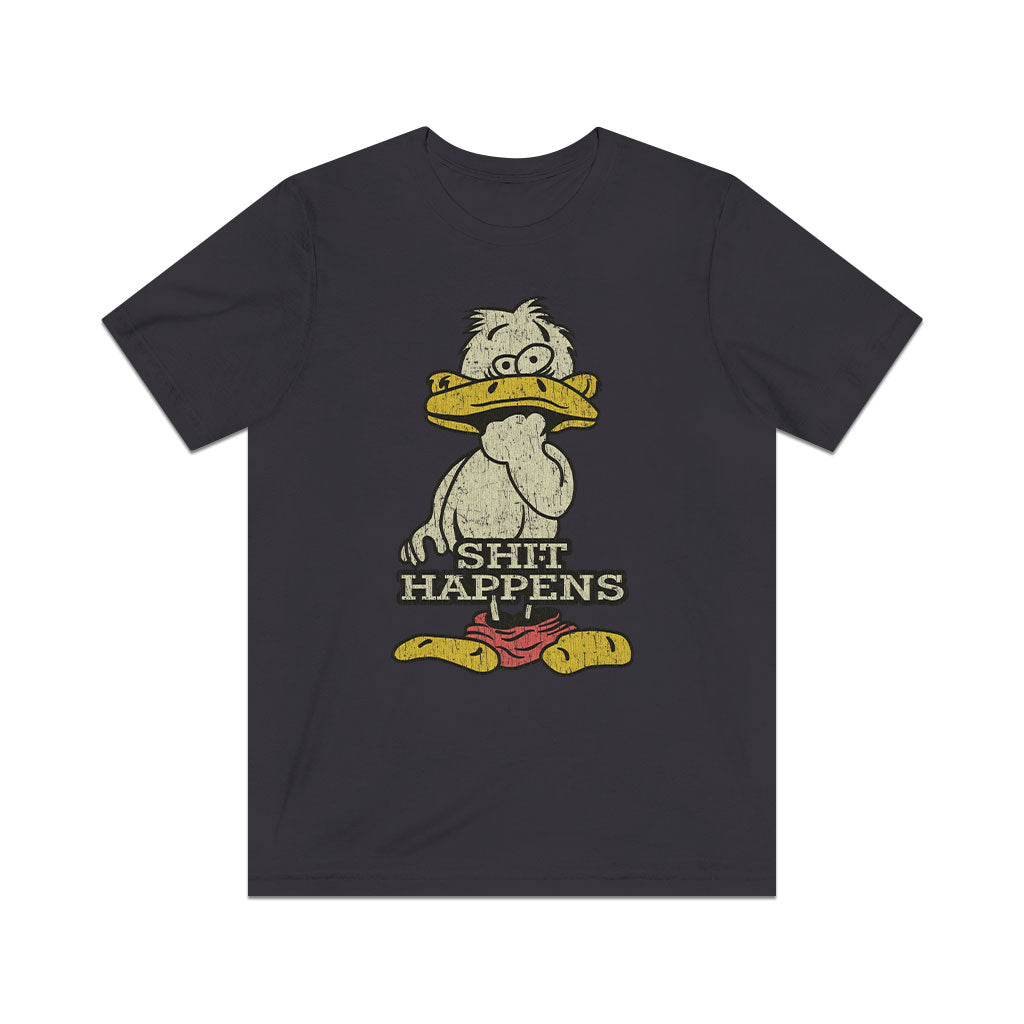 Duck Shit Happens 2004 Vintage Men's T-Shirt