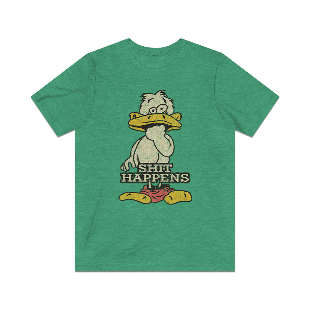 Duck Shit Happens 2004 Vintage Men's T-Shirt