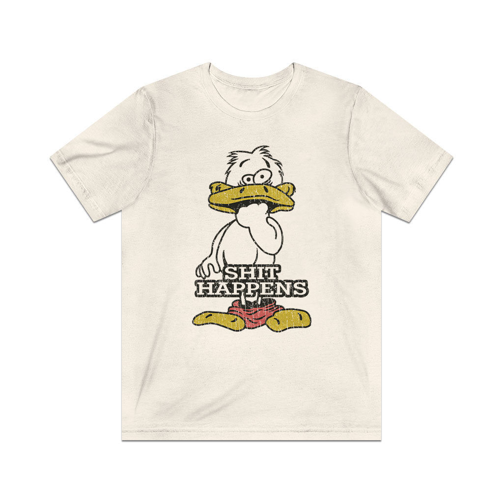 Duck Shit Happens 2004 Vintage Men's T-Shirt