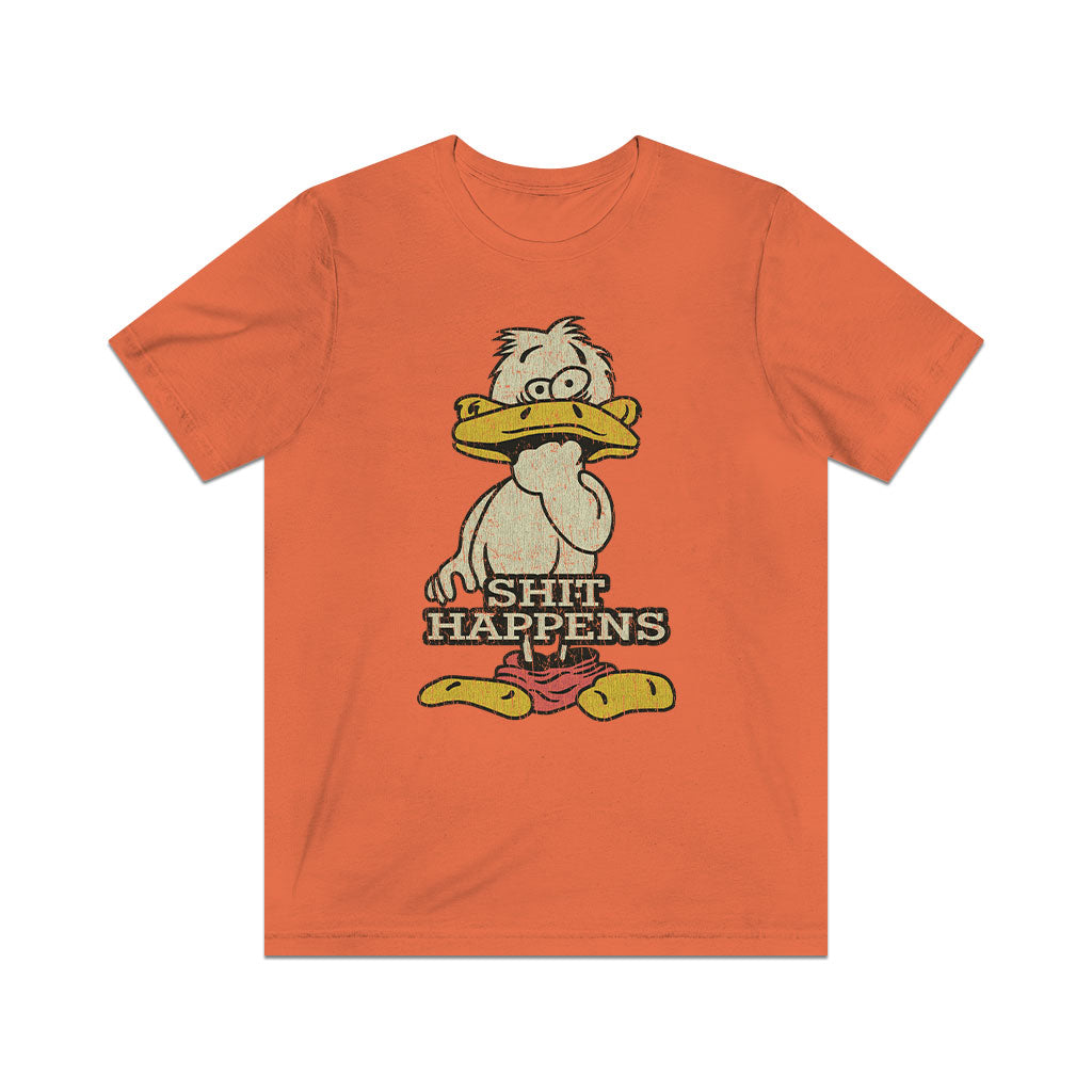 Duck Shit Happens 2004 Vintage Men's T-Shirt