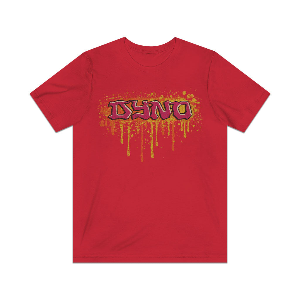 Dyno BMX Graffiti Splatter 1988 Vintage Men's T-Shirt