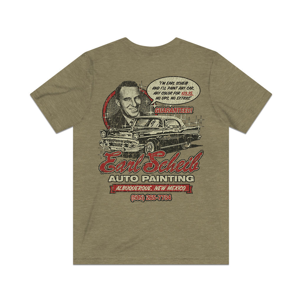 Earl Scheib Albuquerque 1937 F/B Vintage Men's T-Shirt