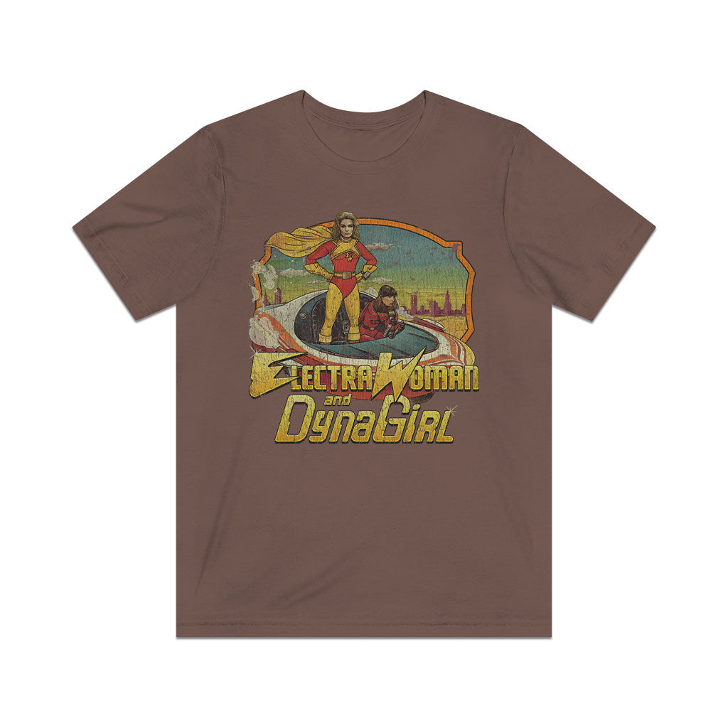 Electra Woman and Dyna Girl 1976 Vintage Men's T-Shirt