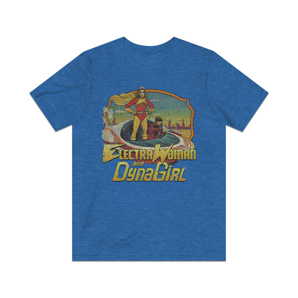 Electra Woman and Dyna Girl 1976 Vintage Men's T-Shirt