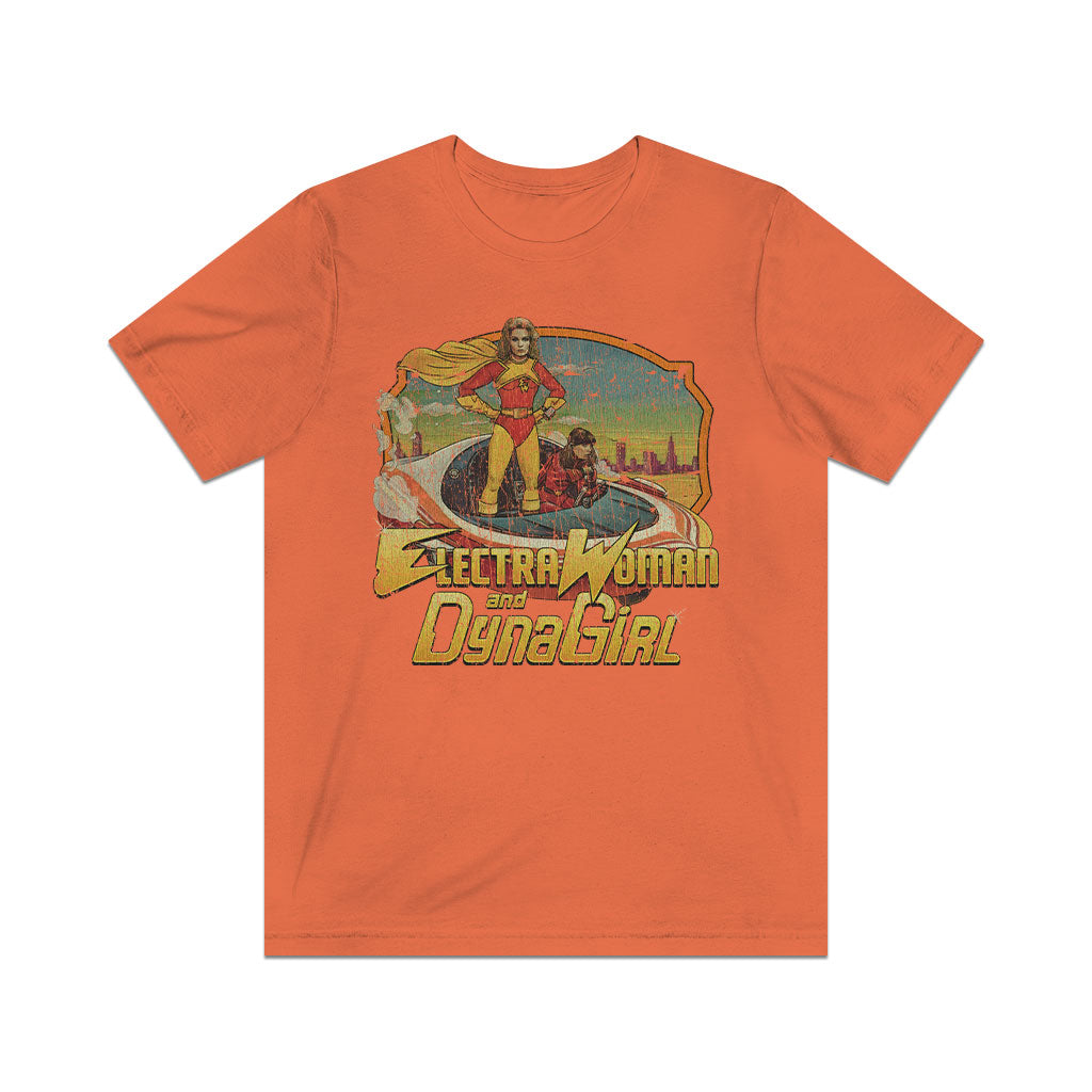 Electra Woman and Dyna Girl 1976 Vintage Men's T-Shirt