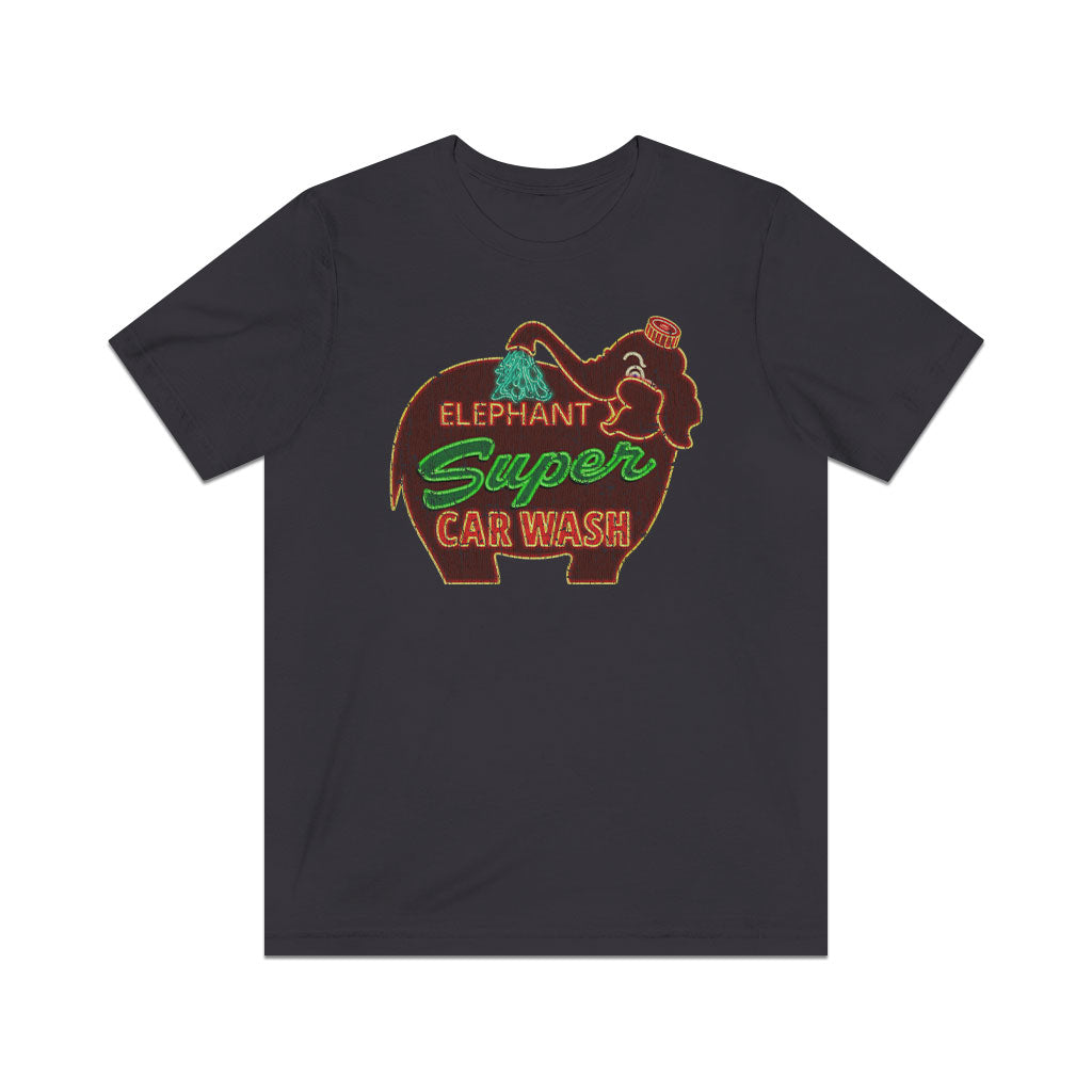 Elephant Super Car Wash 1956 Vintage Men's T-Shirt