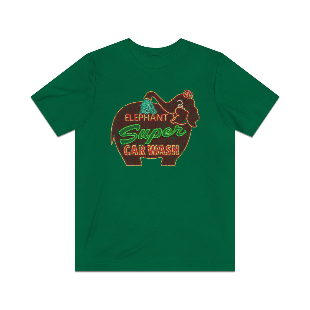 Elephant Super Car Wash 1956 Vintage Men's T-Shirt