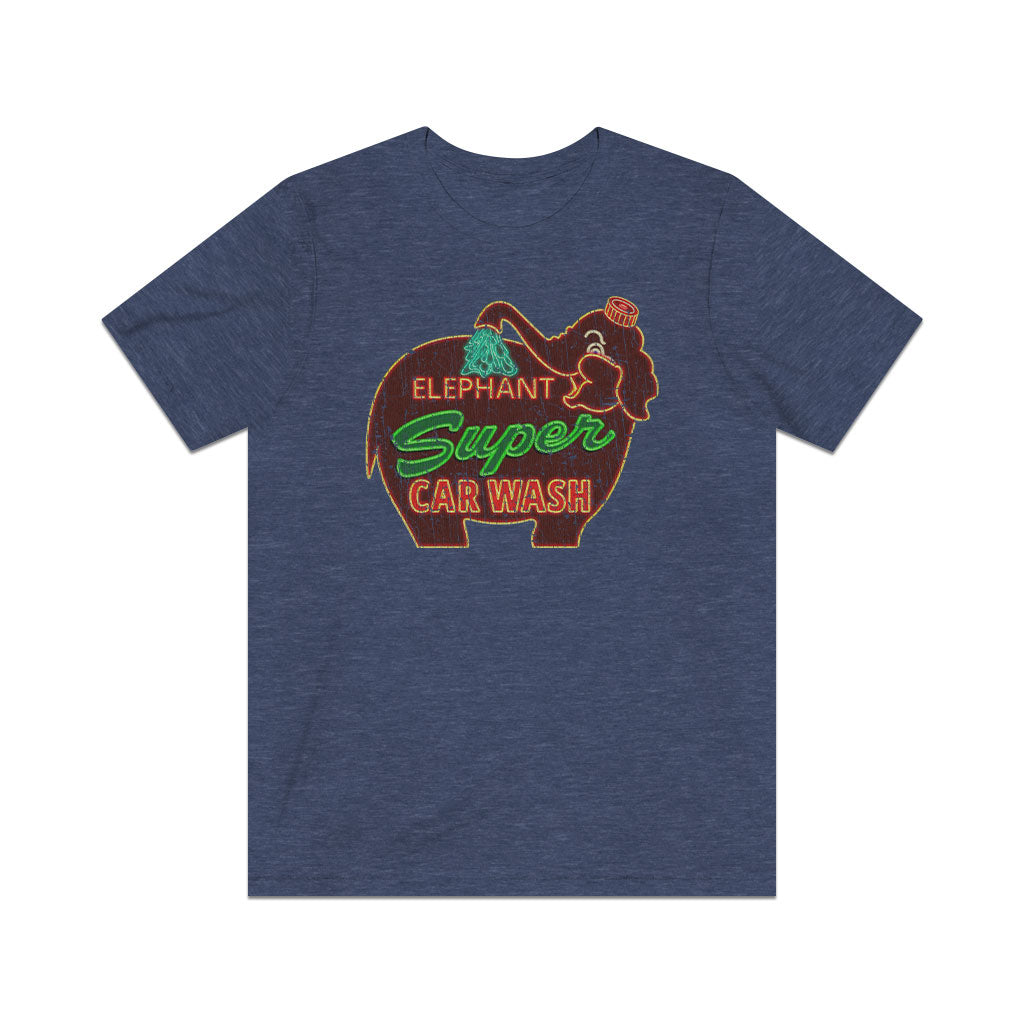 Elephant Super Car Wash 1956 Vintage Men's T-Shirt