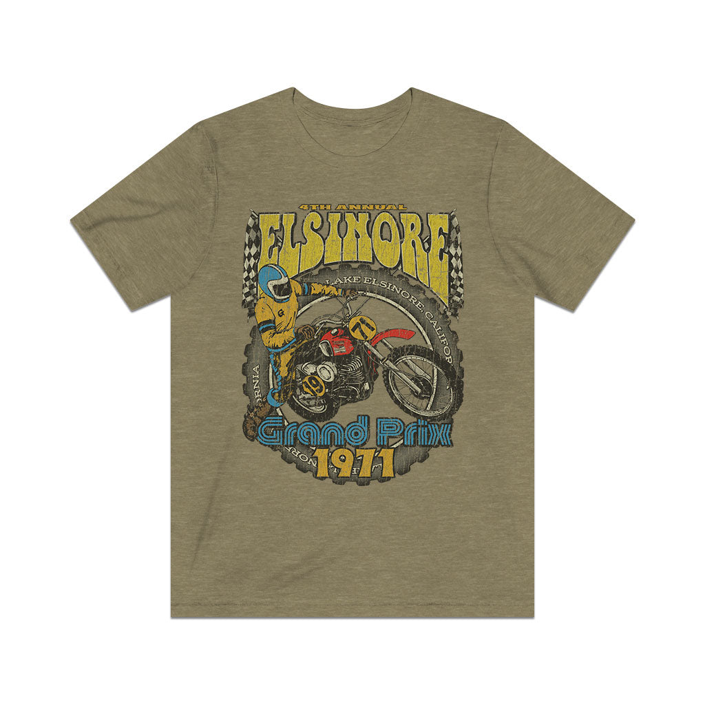 Elsinore Grand Prix 1971 Vintage Men's T-Shirt