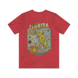 Fabulous Florida The Sunshine State 1958 Vintage Men’s T-Shirt
