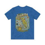 Fabulous Florida The Sunshine State 1958 Vintage Men’s T-Shirt