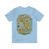 Fabulous Florida The Sunshine State 1958 Vintage Men’s T-Shirt