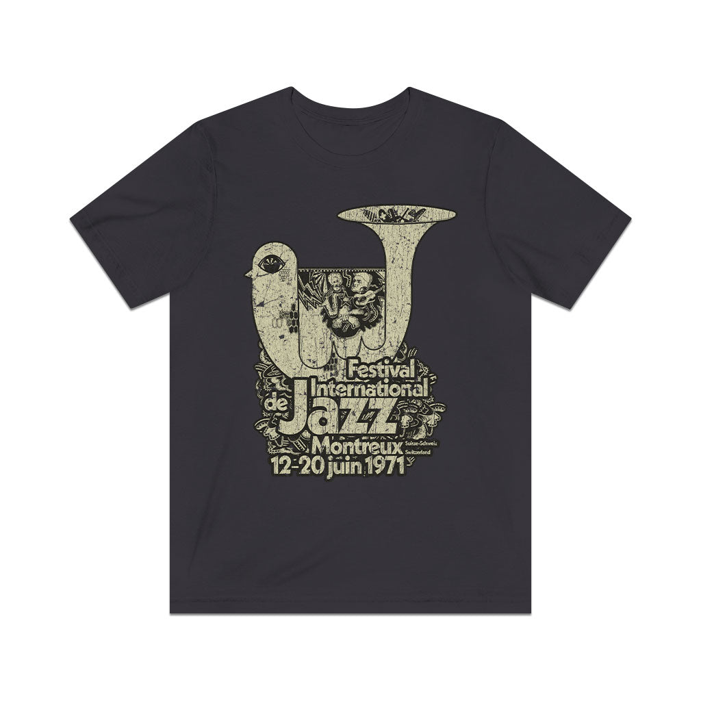 Festival International de Jazz Montreux 1971 Vintage Men's T-Shirt