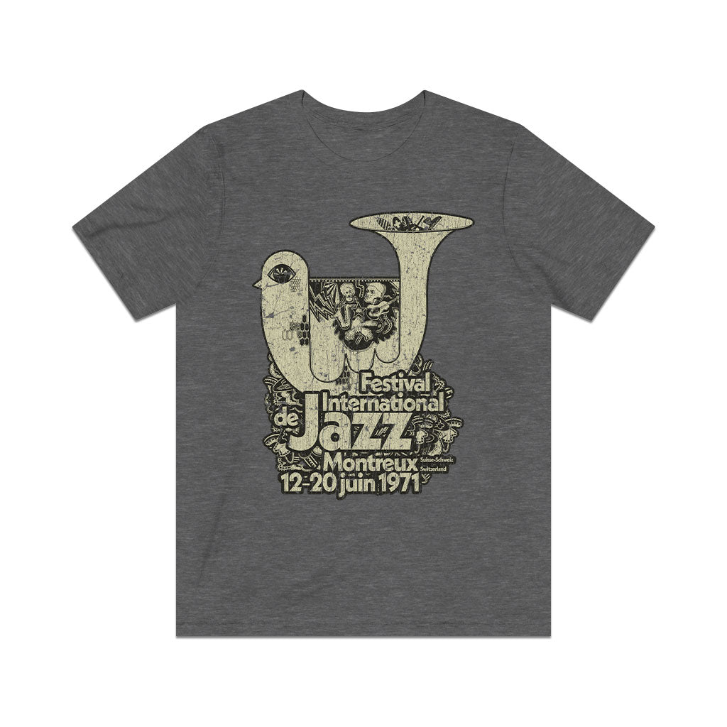 Festival International de Jazz Montreux 1971 Vintage Men's T-Shirt