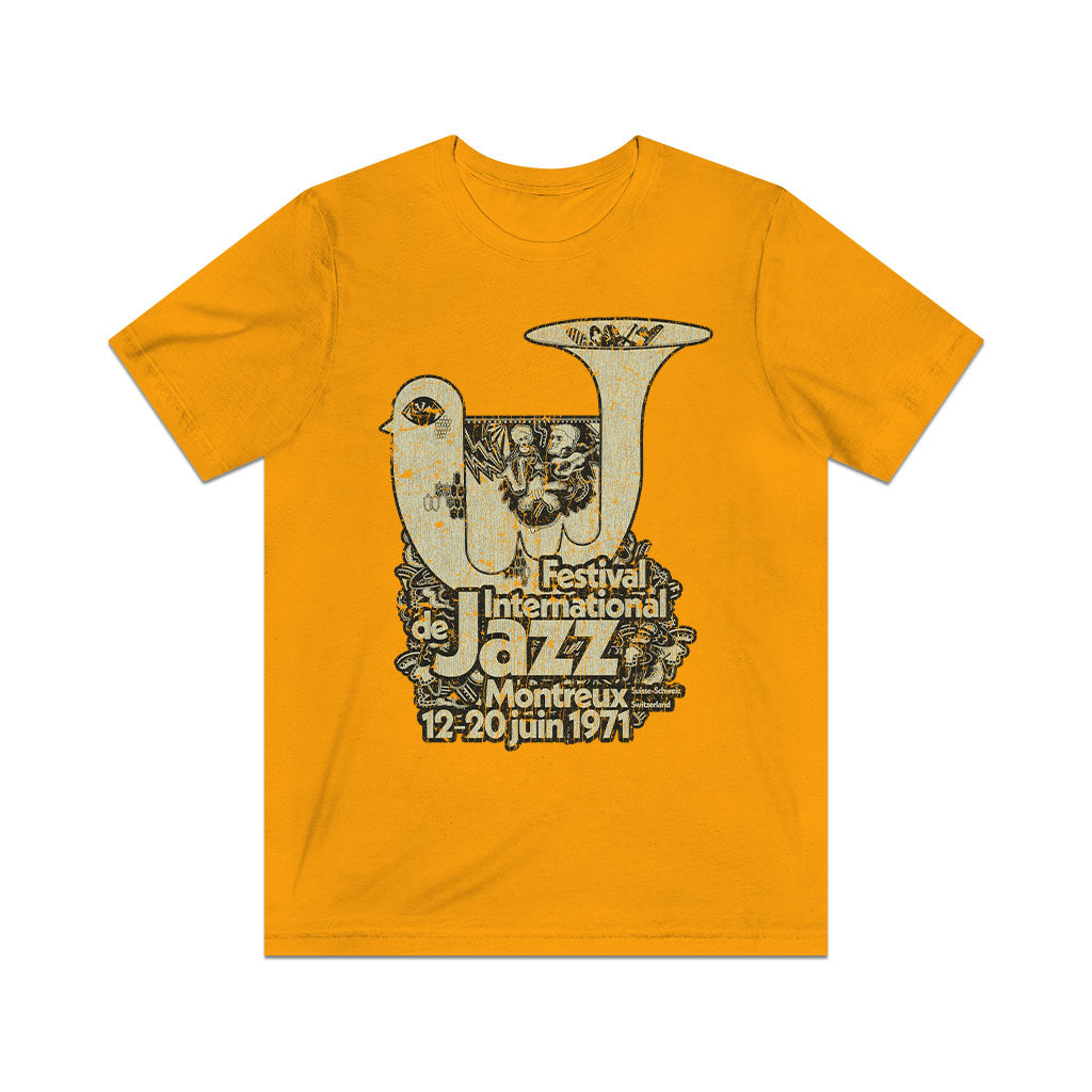 Festival International de Jazz Montreux 1971 Vintage Men's T-Shirt