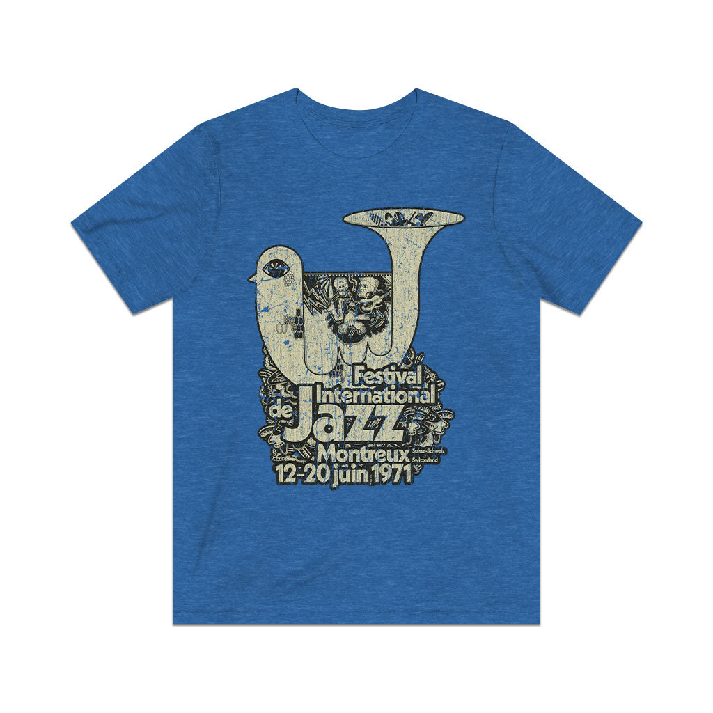Festival International de Jazz Montreux 1971 Vintage Men's T-Shirt