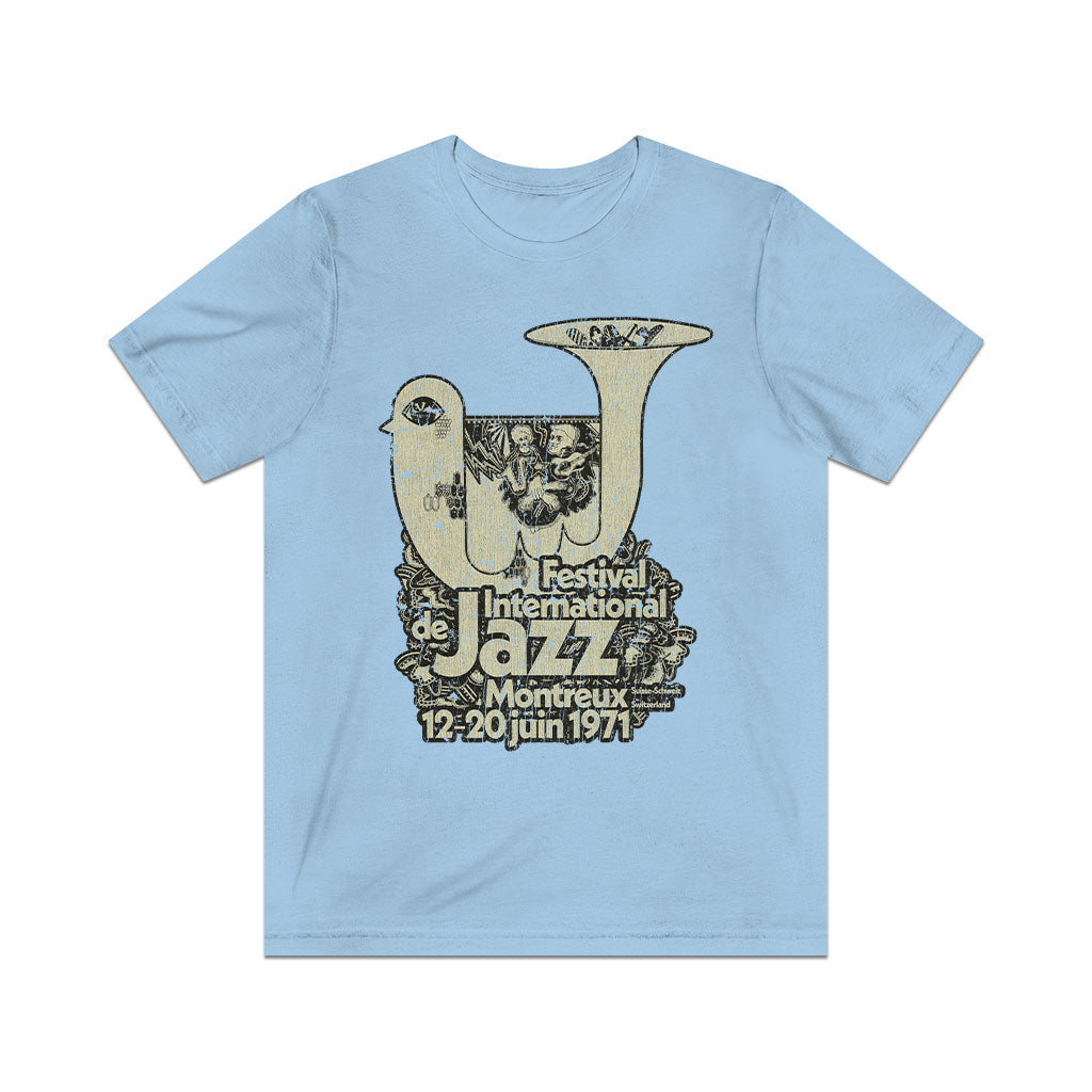 Festival International de Jazz Montreux 1971 Vintage Men's T-Shirt