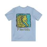 Florida Vacation Seahorse 1986  Vintage Men's T-Shirt