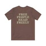 Free People Read Freely 1978 Vintage Men's T-Shirt