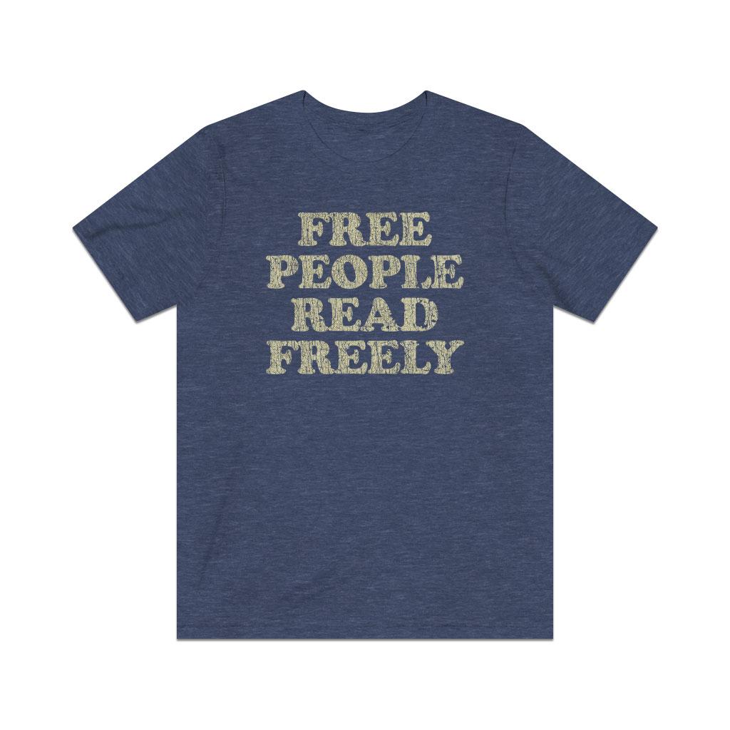Free People Read Freely 1978 Vintage Men's T-Shirt
