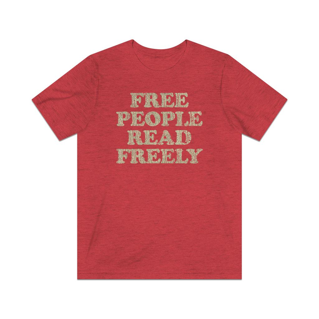 Free People Read Freely 1978 Vintage Men's T-Shirt