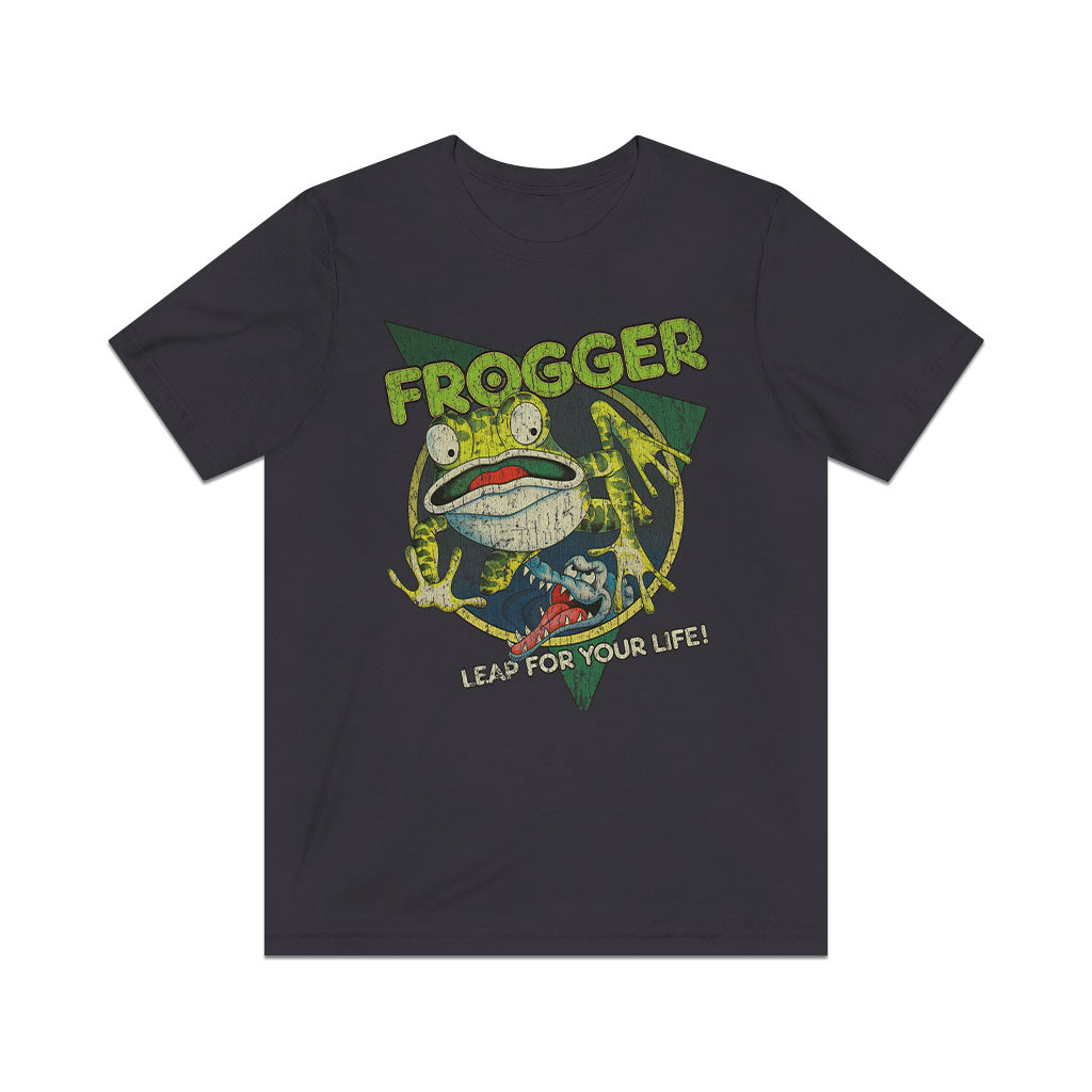 Frogger Leap For Your Life 1981 Vintage Men's T-Shirt
