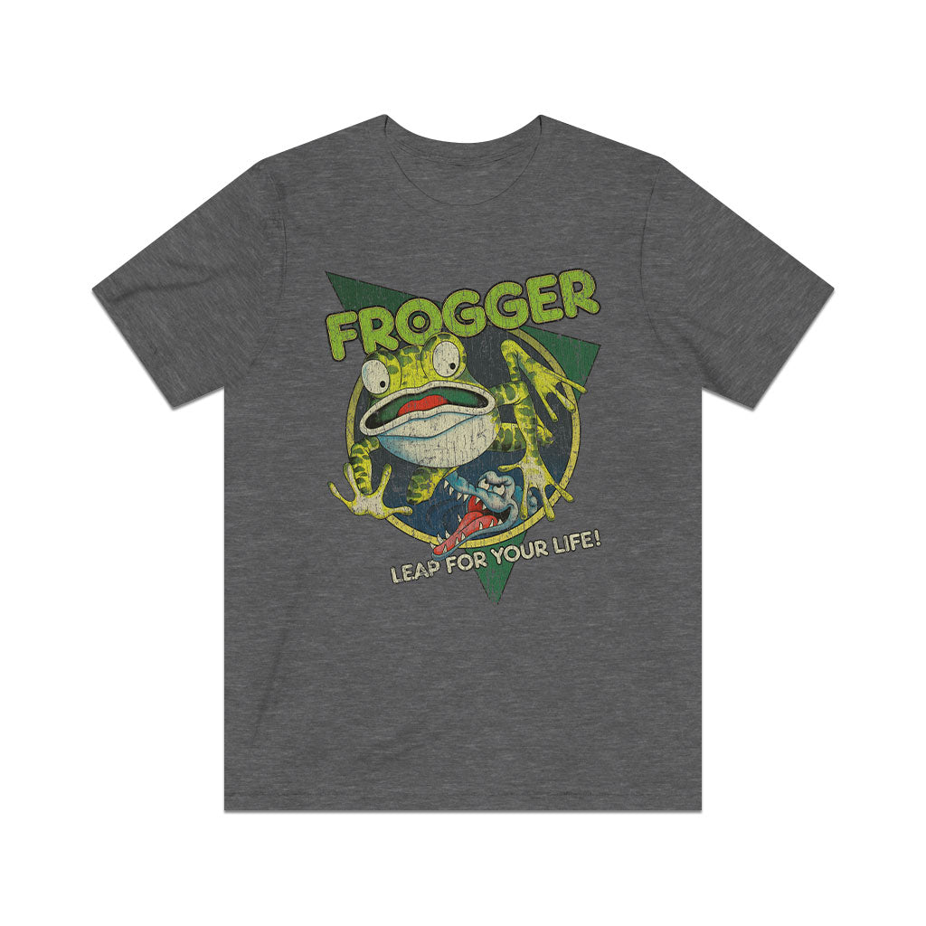 Frogger Leap For Your Life 1981 Vintage Men's T-Shirt