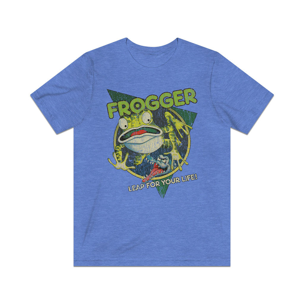 Frogger Leap For Your Life 1981 Vintage Men's T-Shirt