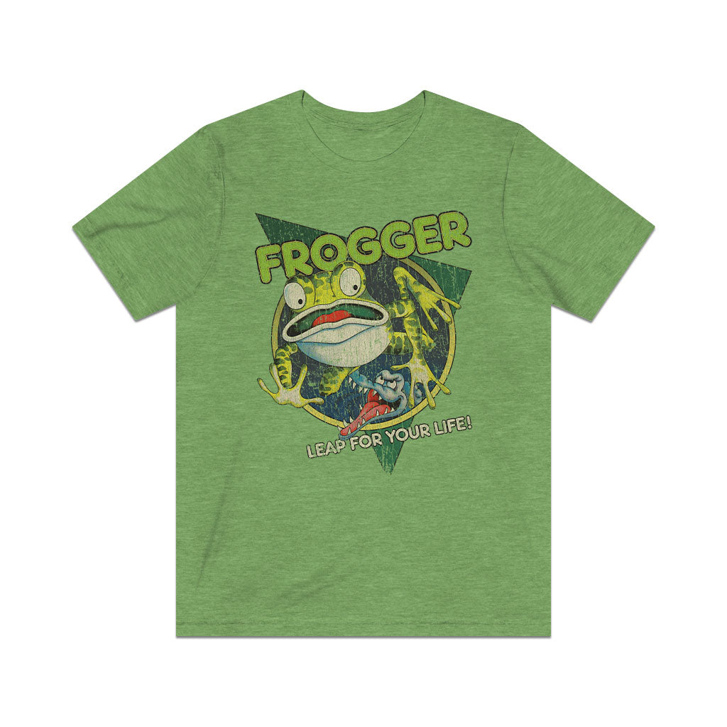 Frogger Leap For Your Life 1981 Vintage Men's T-Shirt