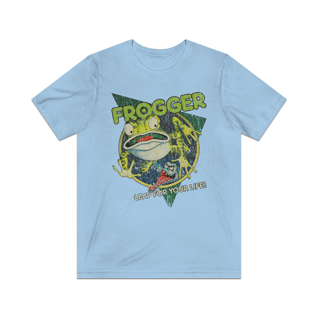 Frogger Leap For Your Life 1981 Vintage Men's T-Shirt