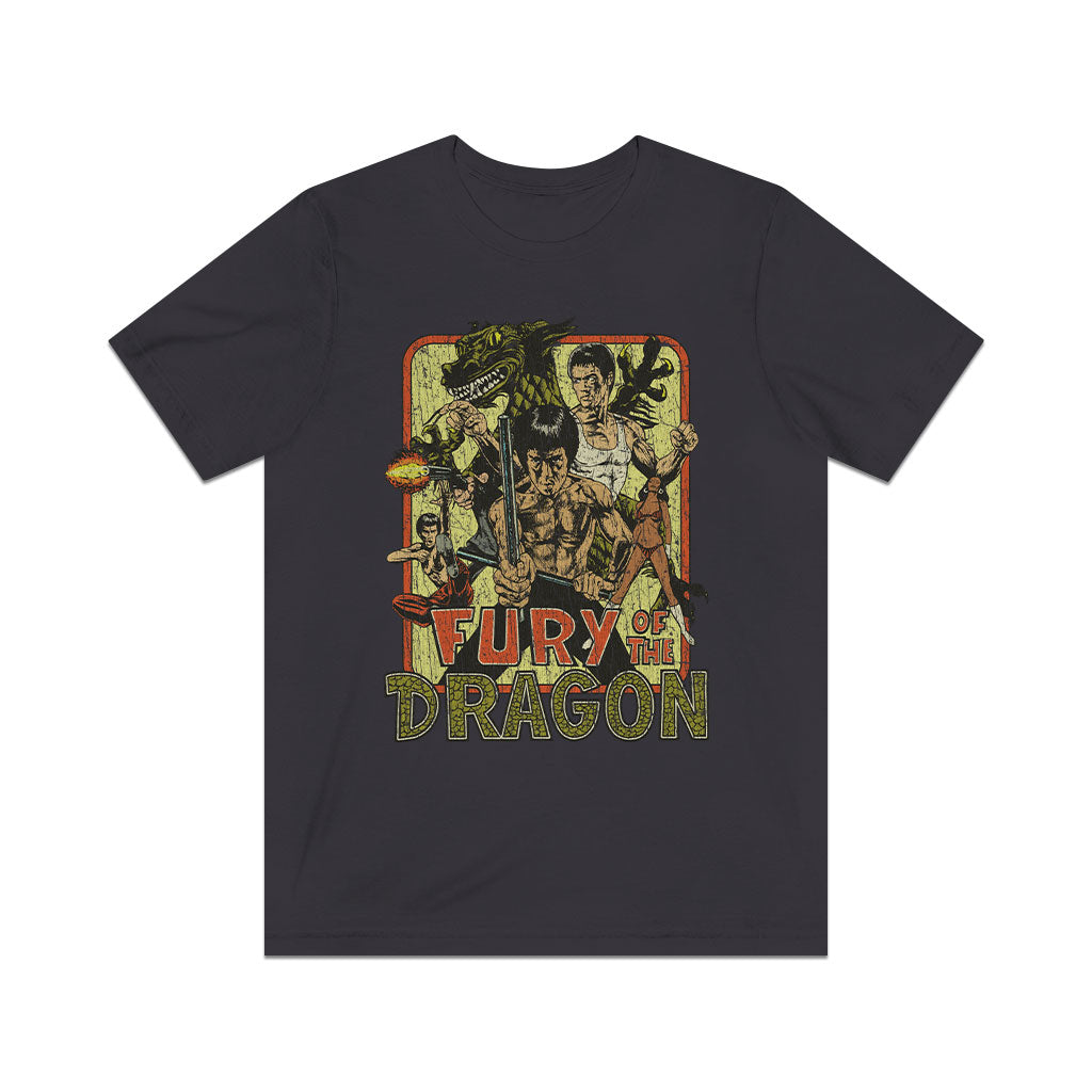 Fury of the Dragon 1976 Vintage Men's T-Shirt
