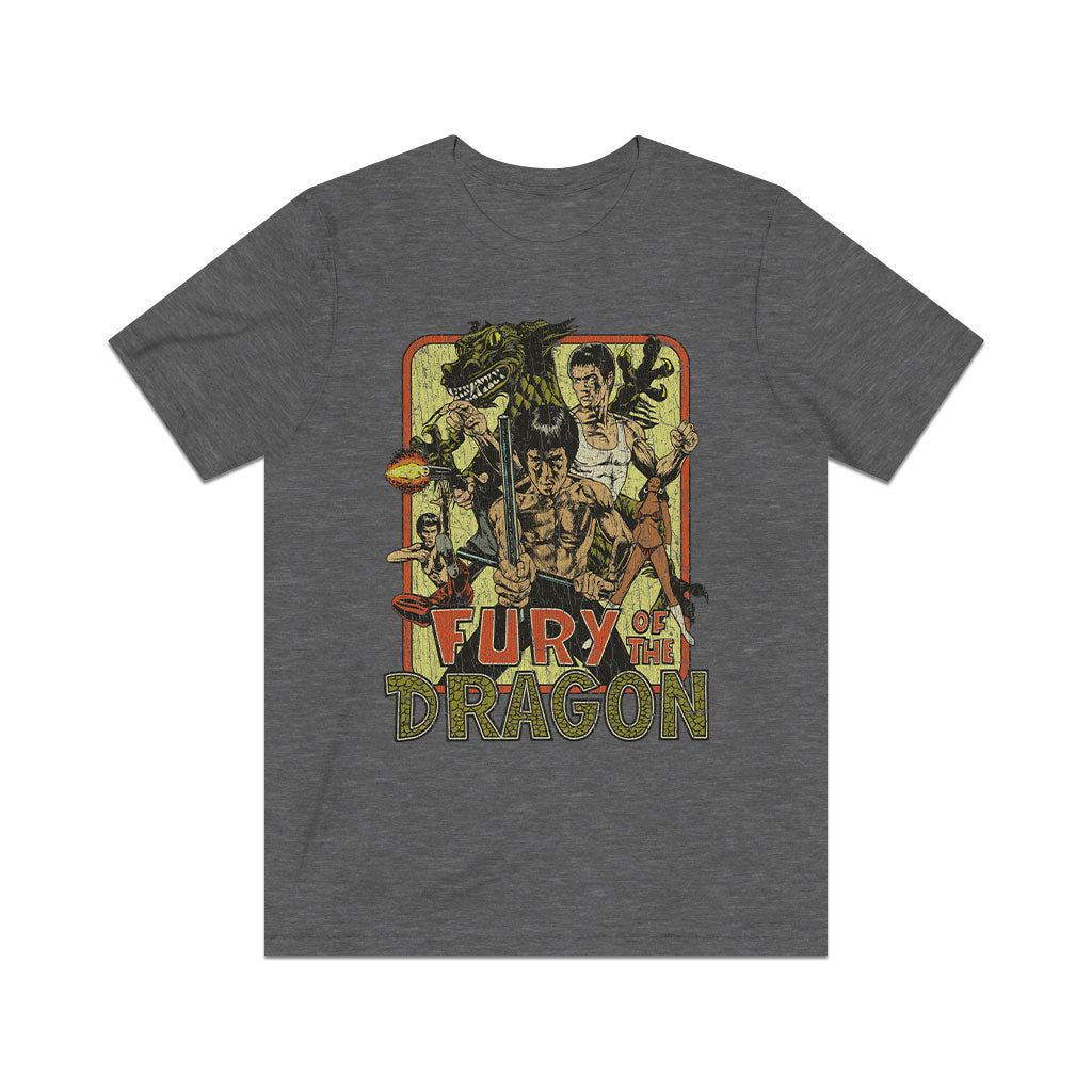 Fury of the Dragon 1976 Vintage Men's T-Shirt