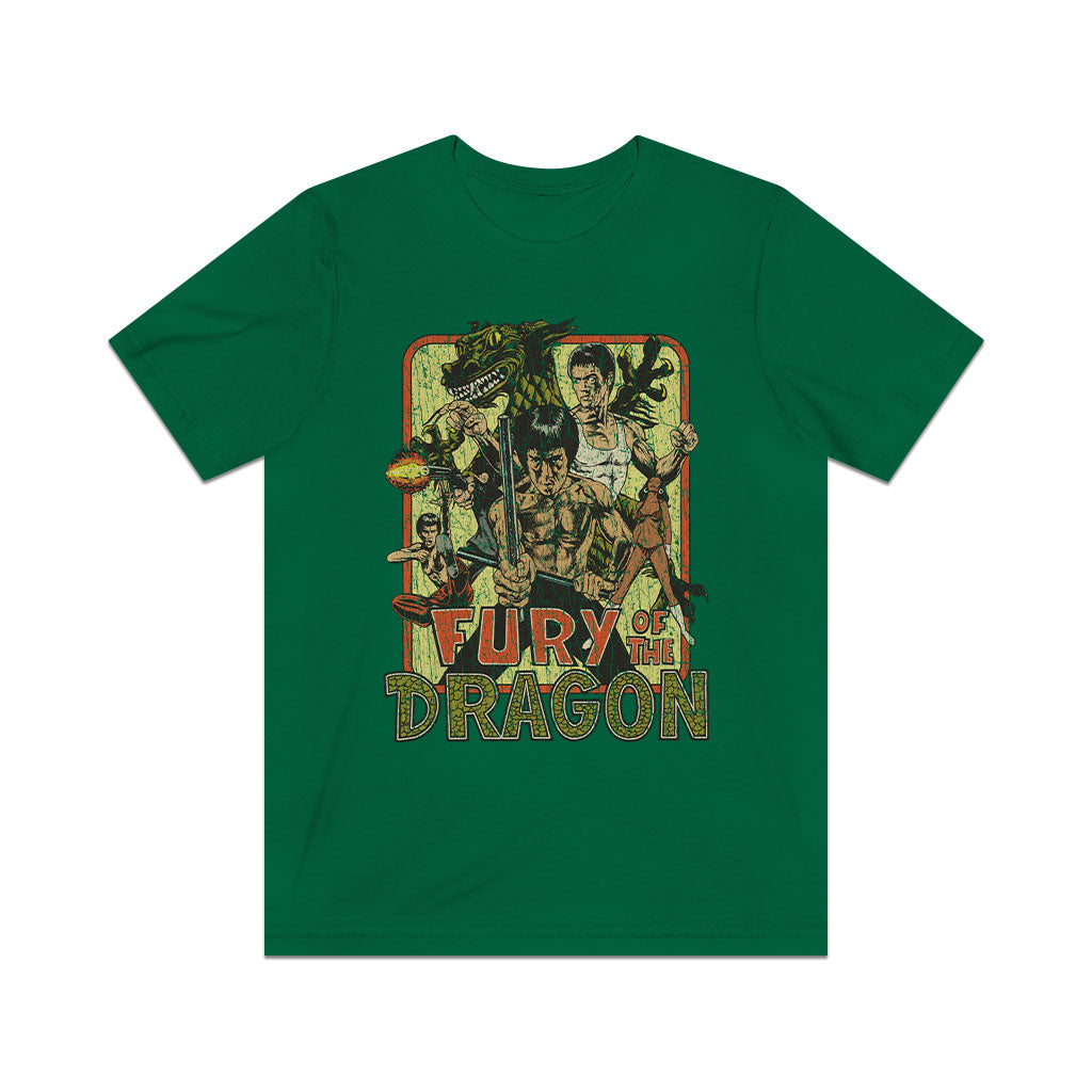 Fury of the Dragon 1976 Vintage Men's T-Shirt