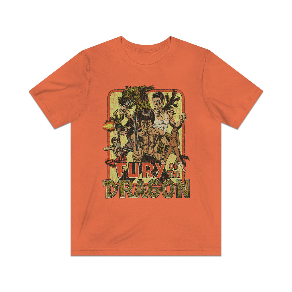Fury of the Dragon 1976 Vintage Men's T-Shirt