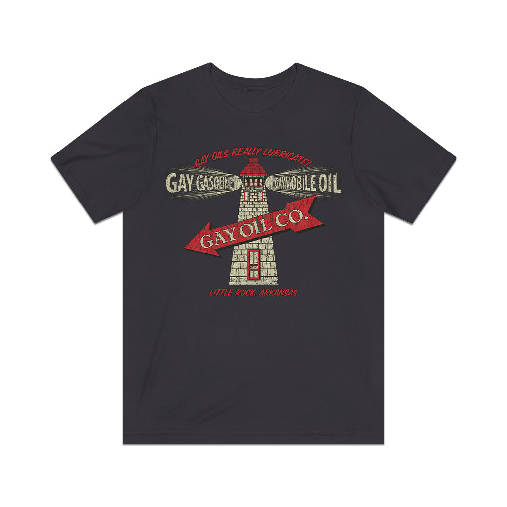 Gay Oils Really Lubricate 1907 Vintage Men's T-Shirt