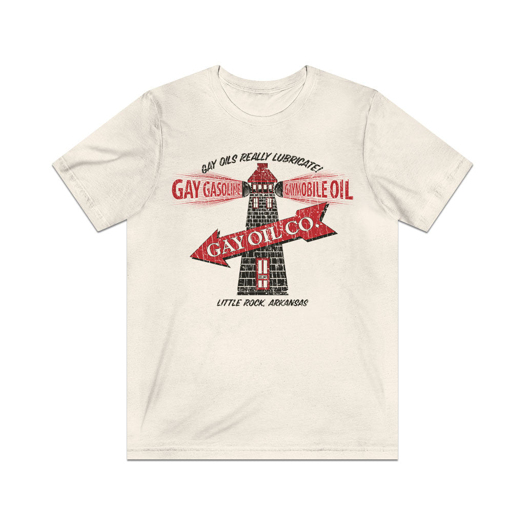 Gay Oils Really Lubricate 1907 Vintage Men's T-Shirt