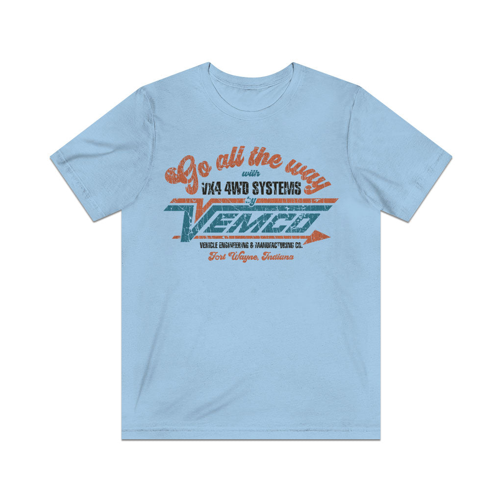 Go All The Way With Vemco Vx4 1976 Vintage Men's T-Shirt