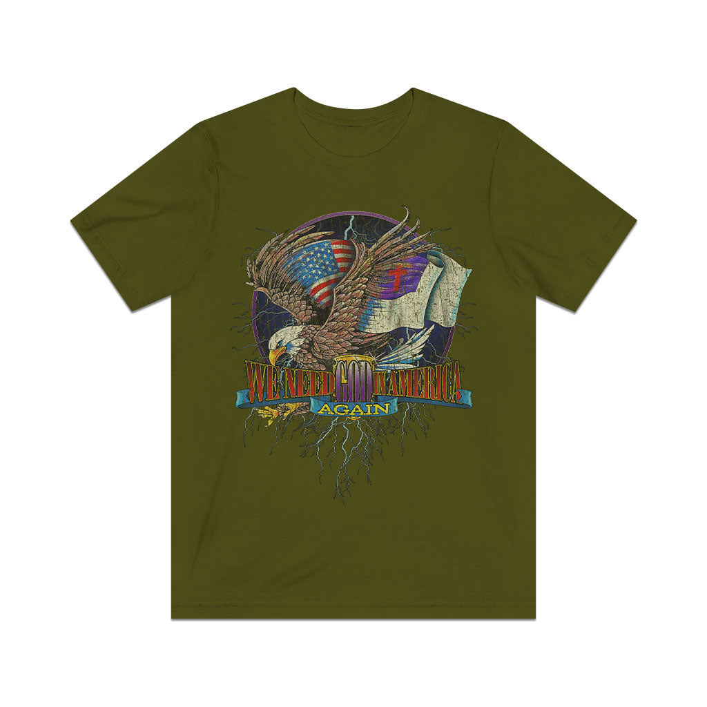 God in America 1981 Vintage Men's T-Shirt