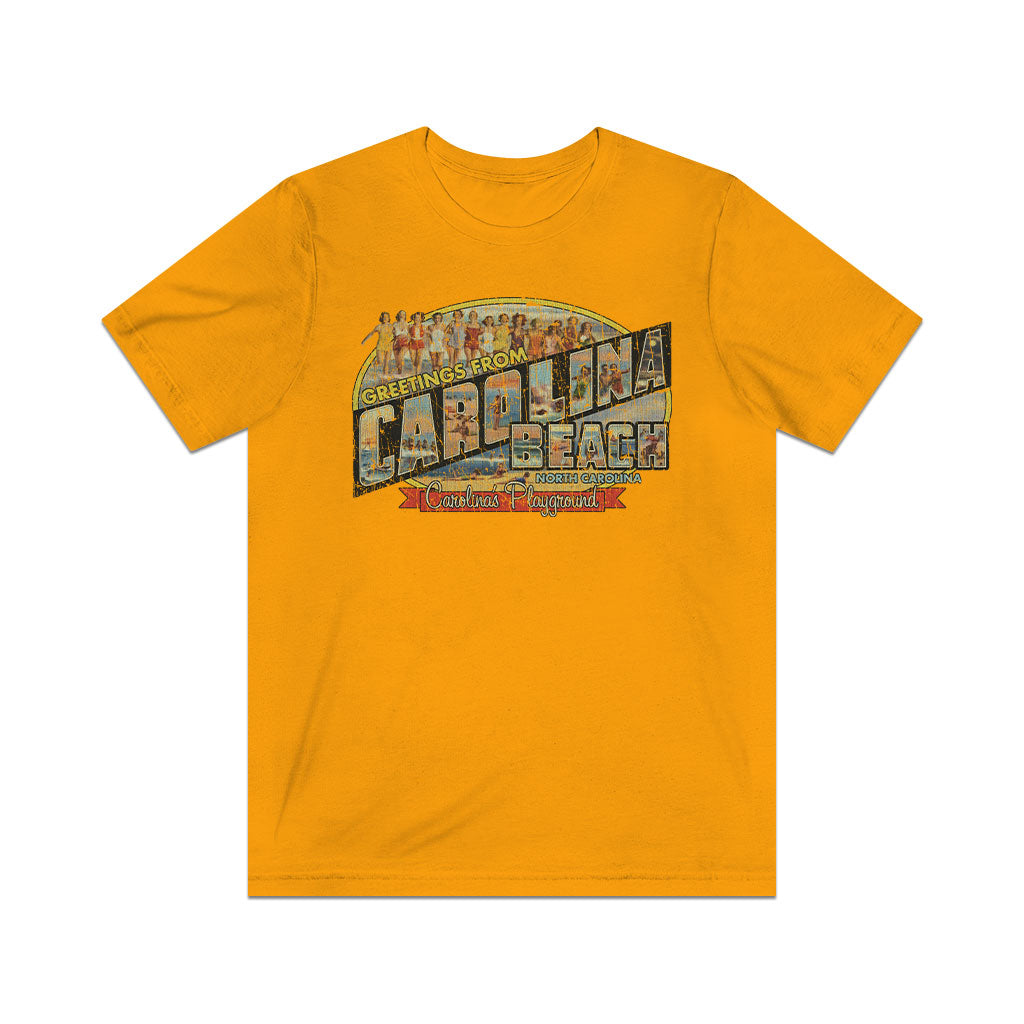 Greetings From Carolina Beach 1954 Vintage Men's T-Shirt
