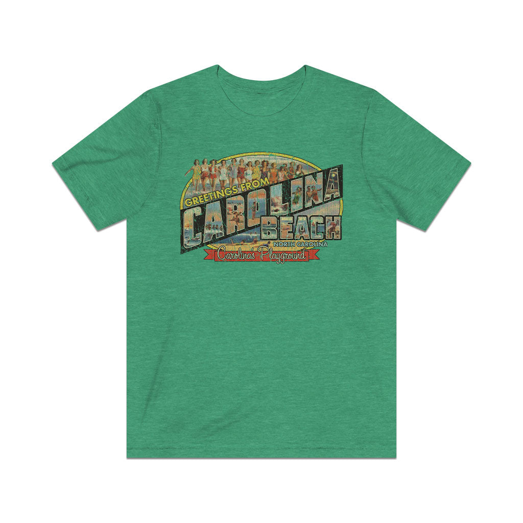 Greetings From Carolina Beach 1954 Vintage Men's T-Shirt