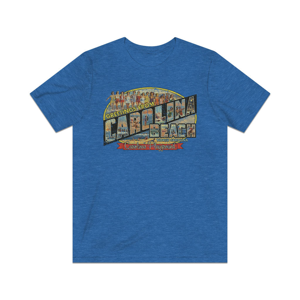 Greetings From Carolina Beach 1954 Vintage Men's T-Shirt