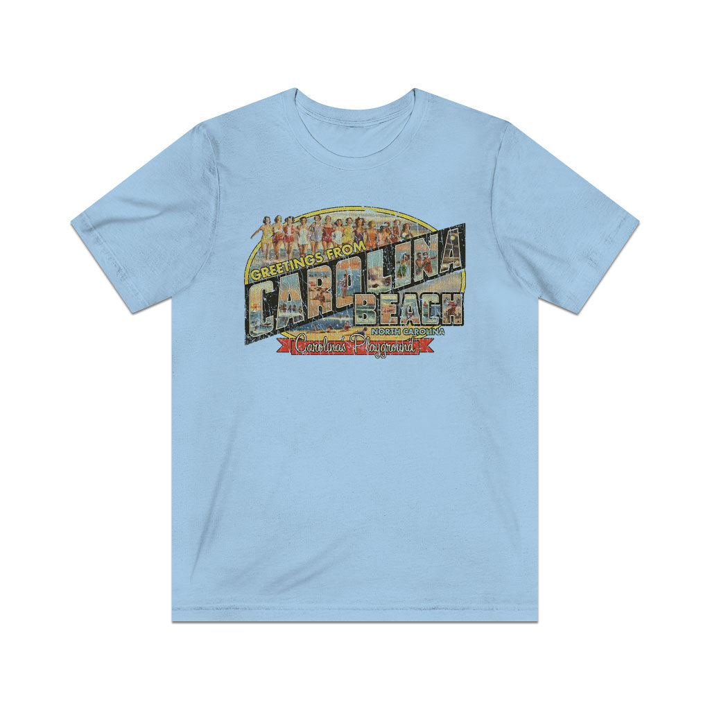 Greetings From Carolina Beach 1954 Vintage Men's T-Shirt