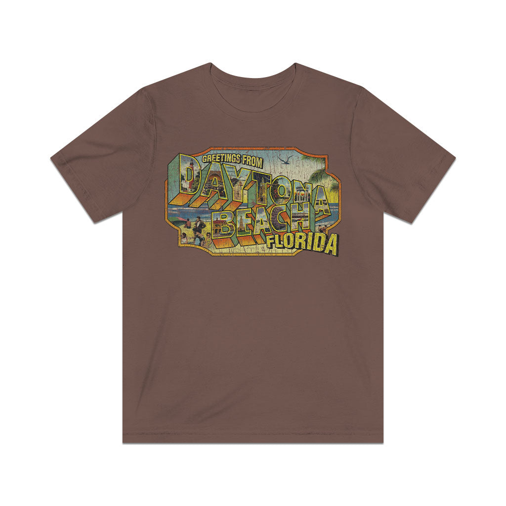 Greetings From Daytona Beach 1960 Vintage Men's T-Shirt