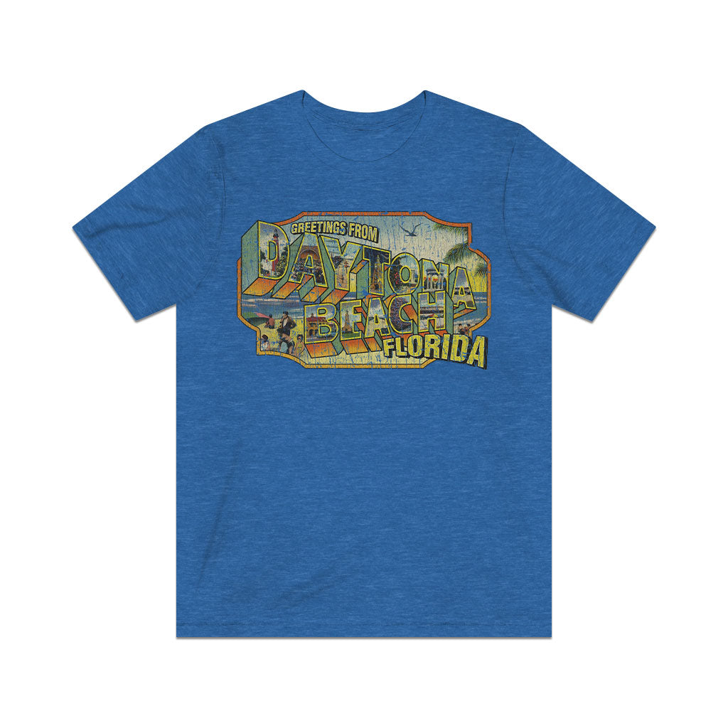Greetings From Daytona Beach 1960 Vintage Men's T-Shirt