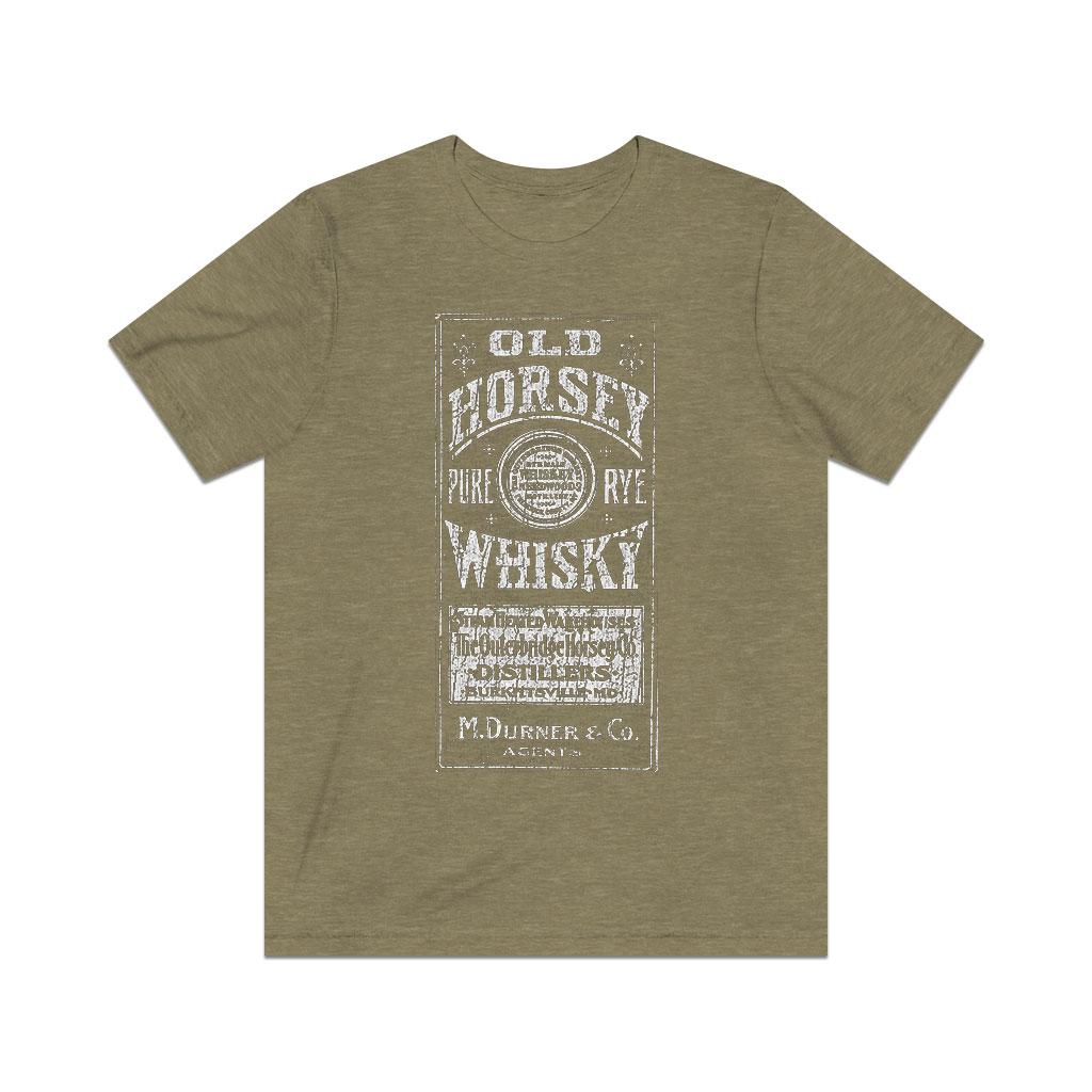 Old Horsey Rye Whisky 1839 Vintage Men's T-Shirt