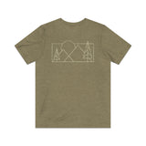 Synthwave Mountains 1986 Vintage Men's T-Shirt