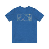 Synthwave Mountains 1986 Vintage Men's T-Shirt