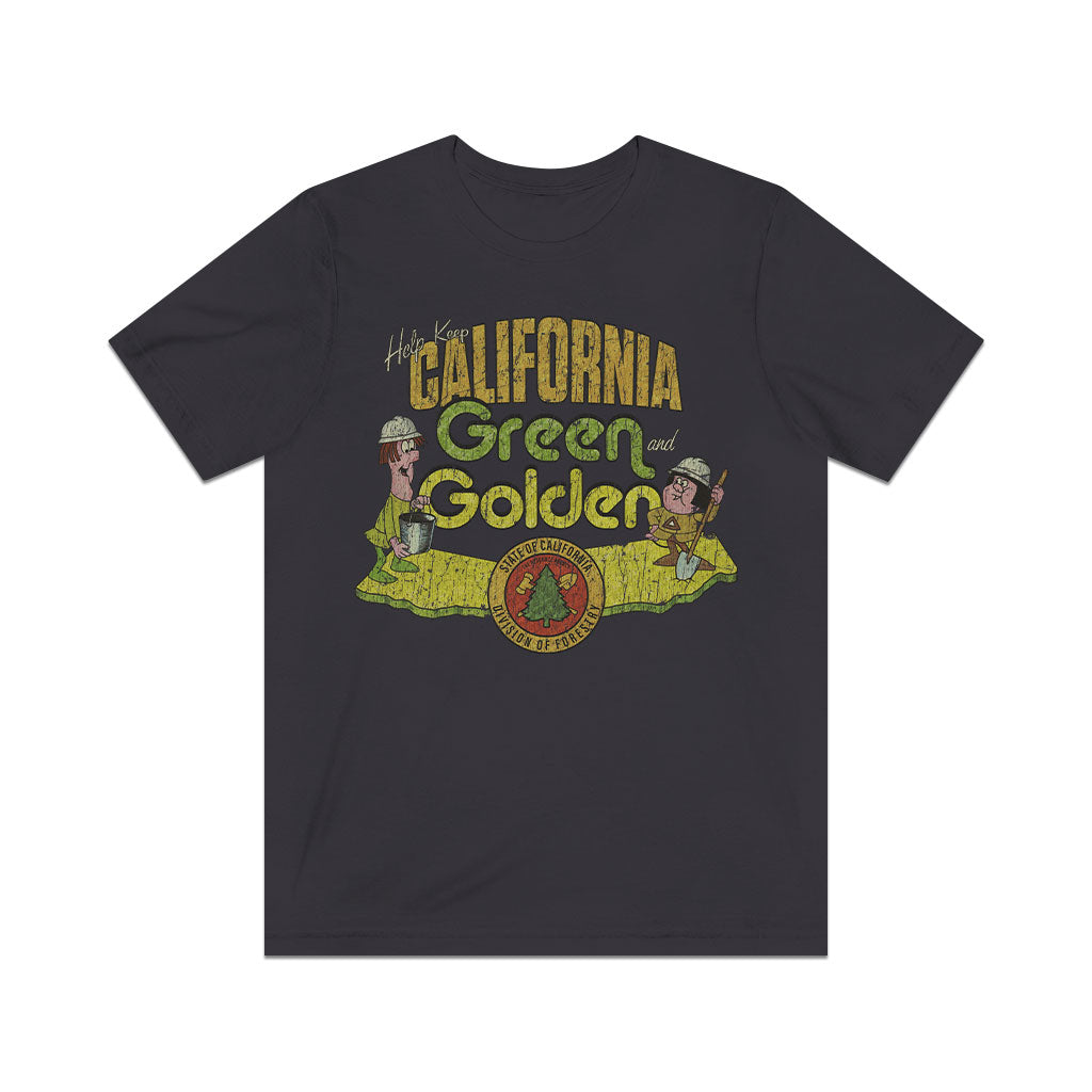 Help Keep California Green & Golden 1965 Vintage Men's T-Shirt